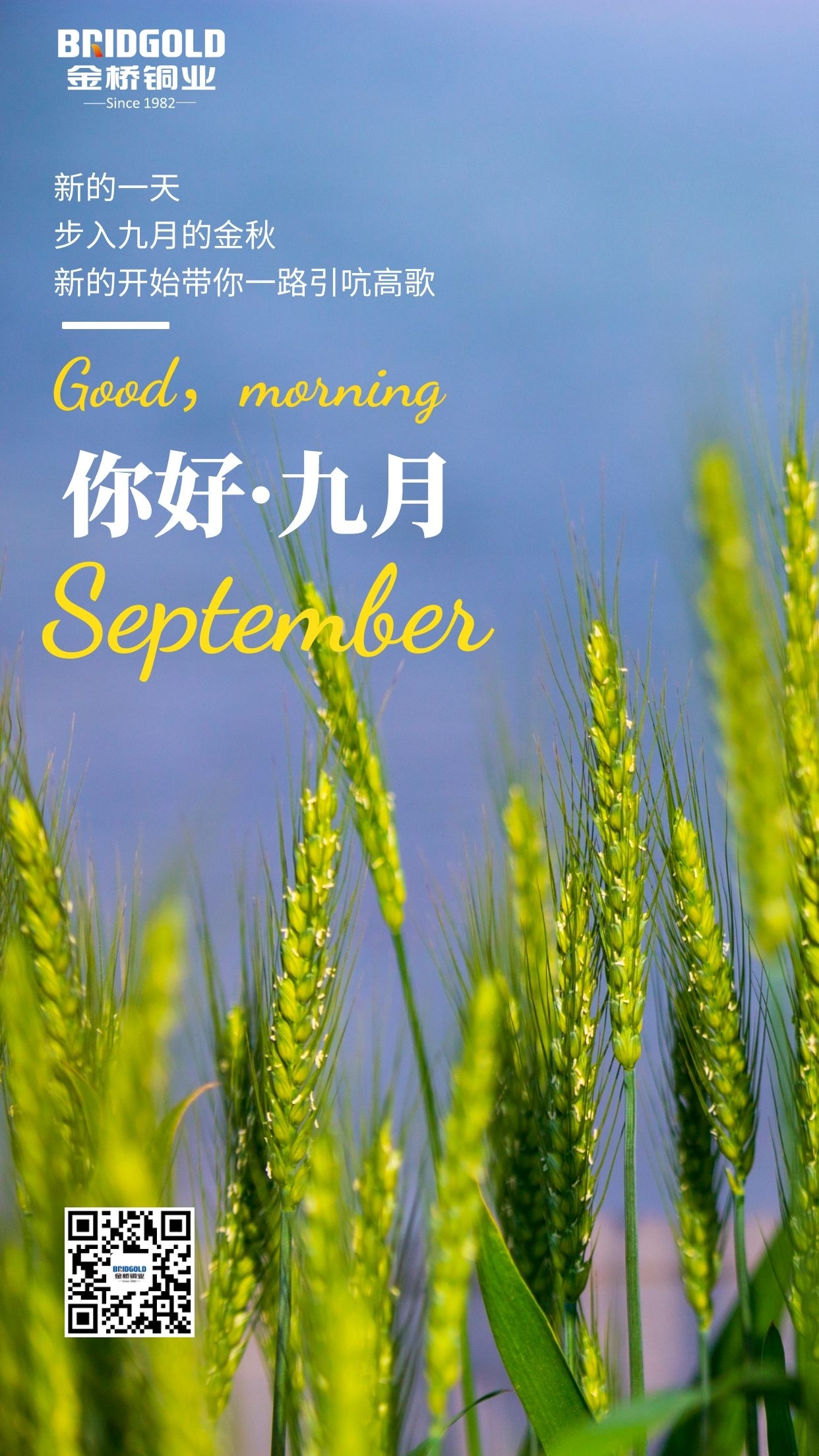 你好，金秋九月